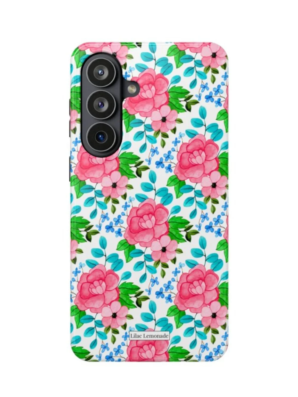 PETAL POP-Pink Floral Protective Phone Case